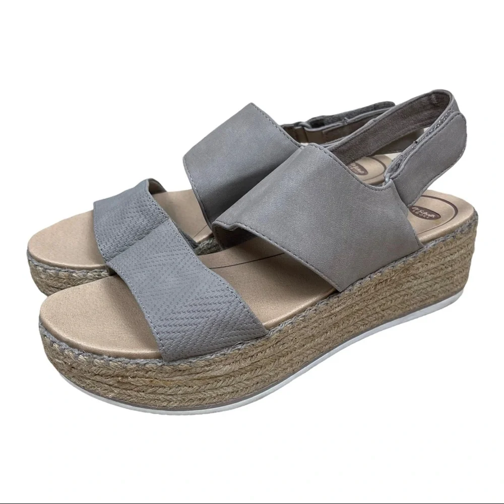 DR SCHOLL'S Cool Vibes Espadrille Wedge Sandal‎ Size 9.5